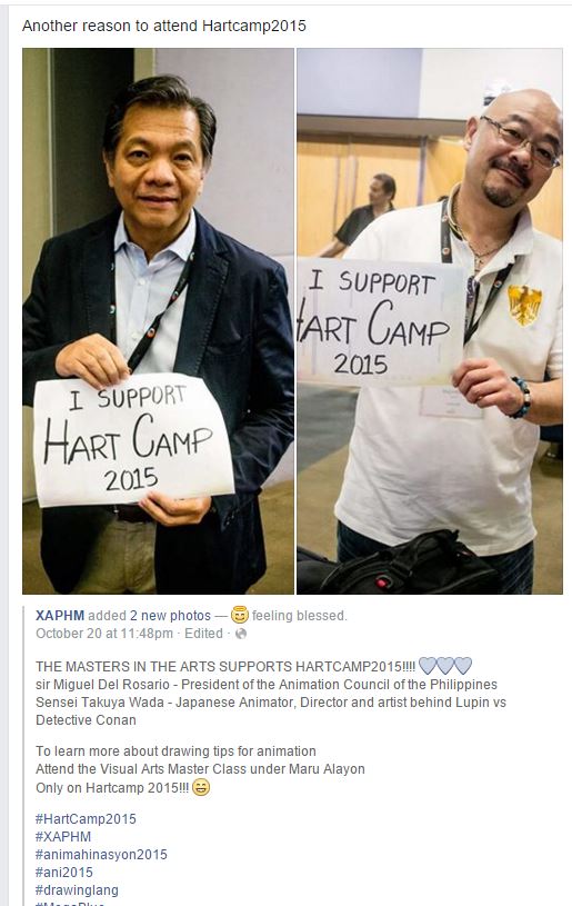 Masters support HartrCamp